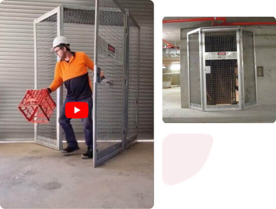 Aztex Equipment Liftwell Screen Installation